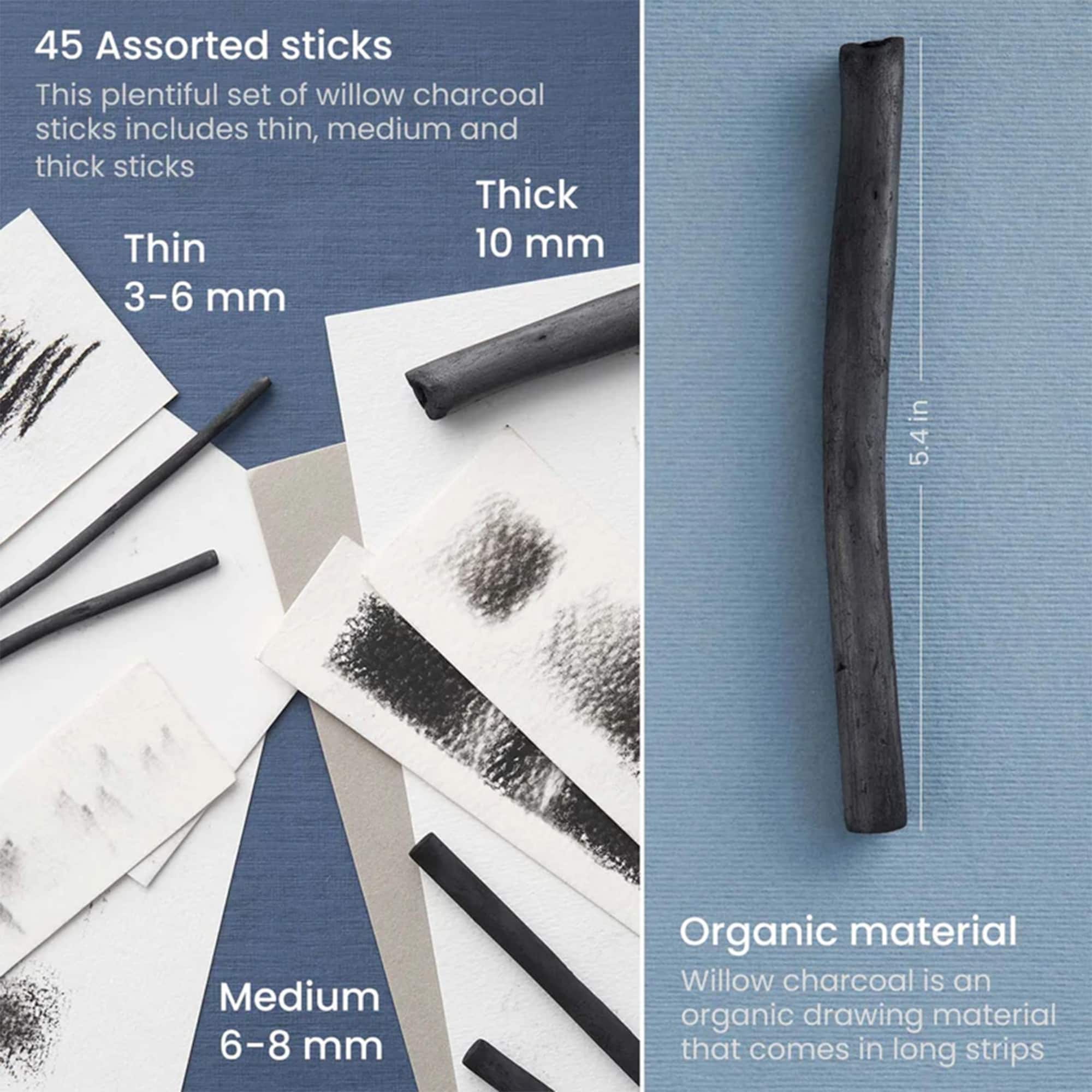 Arteza® Willow Charcoal Set